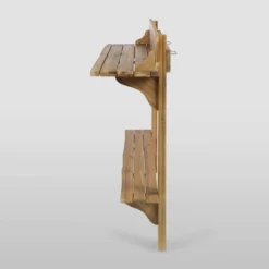 Rectangle Caribbean Acacia Wood Balcony Bar Table - Natural - Christopher Knight Home -Outdoor Garden Store GUEST 5d3d3779 f6cc 457d 845e c69ba6f986d8