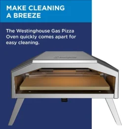 Westinghouse Gas-Powered Artisan Outdoor Pizza Oven - Stainless Steel Portable Pizza Ovens -Outdoor Garden Store GUEST 5d4a0123 016c 4a5c b3a9 f91bcd68e05d