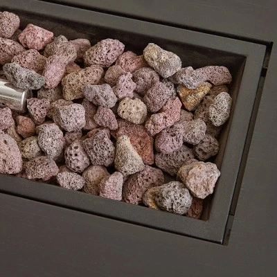 Kahala 5pc Wicker Chat Set With Fire Table - Christopher Knight Home 5 Kahala 5pc Wicker Chat Set With Fire Table - Christopher Knight Home - Image 5