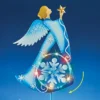Collections Etc Solar Angel Snowflake Wind Spinner Garden Stake 11.5 X 2.75 X 42.75