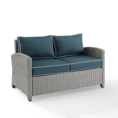 Bradenton Outdoor Wicker Loveseat - Crosley 12 Bradenton Outdoor Wicker Loveseat - Crosley - Image 12