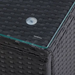 Parksville Patio Bar Set With Cushions - Black/Gray - CorLiving 13 Parksville Patio Bar Set With Cushions - Black/Gray - CorLiving -Outdoor Garden Store GUEST 604ca3fb 1196 4bff 993d 21561866e3b6