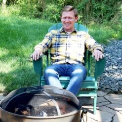 Sunnydaze Decor Sunnydaze Portable, Foldable, Outdoor Adirondack Chair - All-Weather Design - 300-Pound Capacity - 34.5" H -Outdoor Garden Store GUEST 608e2ebb 4ba3 464f 8a9d 70cd1a694f3b