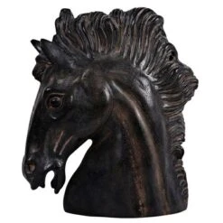 Design Toscano Magnificent Stallion Equestrian Horse Head Bust Statue -Outdoor Garden Store GUEST 6145f285 3e28 4ce8 beb7 c40e9a1eeddf