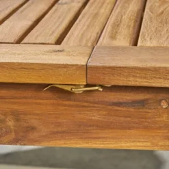 Davenport 9pc Wood & Wicker Expandable Dining Set - Natural/Brown/Cream - Christopher Knight Home -Outdoor Garden Store GUEST 616a2921 6ad3 4ed8 aa72 9ef7ecc4d7c7