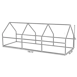 Gardenised Green Outdoor Waterproof Portable Plant Greenhouse With 2 Clear Zippered Windows -Outdoor Garden Store GUEST 62aaff6b 3e6c 420a 8a0e 0a2160a6f801