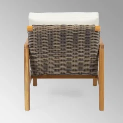 Nova 2pk Acacia Wood Club Chairs - Teak/Gray/Beige - Christopher Knight Home -Outdoor Garden Store GUEST 631936b6 99fd 49ab 8660 e7db4852efba