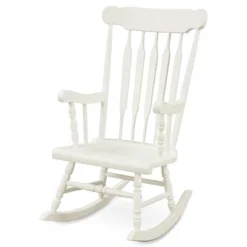 Costway Solid Wood Rocking Chair Porch Rocker Indoor Outdoor Seat Glossy Finish WhiteCoffee 20 Costway Solid Wood Rocking Chair Porch Rocker Indoor Outdoor Seat Glossy Finish WhiteCoffee -Outdoor Garden Store GUEST 6696ad95 ed54 4a19 9f32 260ee0512bdb