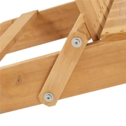 Yaheetech Folding Adirondack Chair Solid Wood Garden Chair Weather Resistant, Brown -Outdoor Garden Store GUEST 66b54382 9cc3 47ac 9fa8 6b13c0af39e6