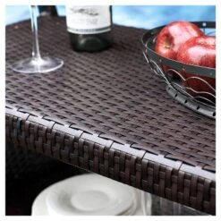 Crosley Palm Harbor Outdoor Wicker Bar Cart -Outdoor Garden Store GUEST 66c55dd4 0031 432c b1c1 f34ec23e429a