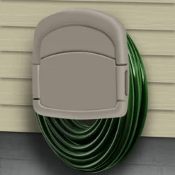 Hastings Home Wall Mounted Garden Hose Storage Caddy With Capacity For Up To 150 Ft. Of 5/8" Wide Hose