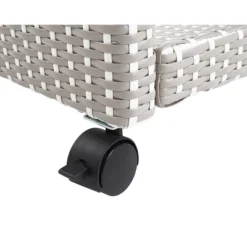 2pc Maksville Contemporary Outdoor Serving Cart & Trash Can - MiBasics -Outdoor Garden Store GUEST 68fa0472 2ca5 46ce a968 27667b3d5fcb