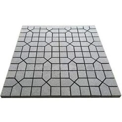 Gardenised Decorative Pavement Mold Cement Form Stamp Walkway Maker Patio Stepping Stone Pavers Reusable Pathway Mould, 2 Pack -Outdoor Garden Store GUEST 69874e16 0a23 41af 8fd3 f646589b9b41