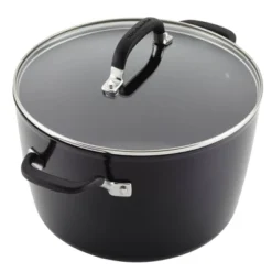 KitchenAid 8qt Hard Anodized Stock Pot Black -Outdoor Garden Store GUEST 6b860760 4bd7 4964 a1ae 6410eeb43a85