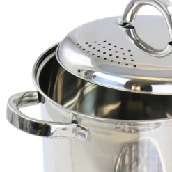 Oster® Oster Sangerfield 5 Quart Stainless Steel Pasta Pot With Strainer Lid And Steamer Basket -Outdoor Garden Store GUEST 6c5acb79 82f8 45db 907a cc3e0f36de60