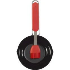 GoodCook 16oz Nonstick Iron BBQ Sauce Pan With Stainless Steel Handle And Basting Brush