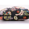 Set Of 2 Outdoor/Indoor Throw Pillow Telfair Midnight Black - Pillow Perfect