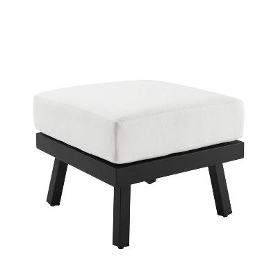 Linon Lark Aluminum Ottoman 9 Linon Lark Aluminum Ottoman - Image 9