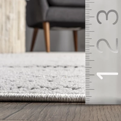 NuLOOM Valerie Textured Geometric Indoor/Outdoor Patio Area Rug 2 NuLOOM Valerie Textured Geometric Indoor/Outdoor Patio Area Rug - Image 2