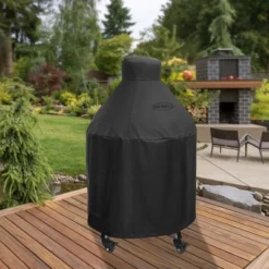 Pure Grill 27-Inch Ceramic Grill Cover For All Large Kamado Charcoal BBQ Grill Brands, Universal Fit Cover - 35" Dia X 45" H -Outdoor Garden Store GUEST 7431f8dc 7bd1 438b acde dcebcfe8aa0e