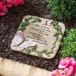 Evergreen Stepping Stone, Those We Love Don't Go Away -Outdoor Garden Store GUEST 749e30f8 e6cd 4887 acd6 aabc40dd606a