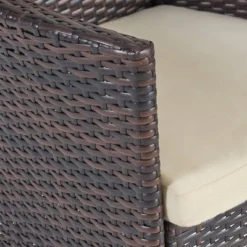 Flamingo 9pc Wood And Wicker Dining Set Dark Brown/Multibrown/Beige - Christopher Knight Home 8 Flamingo 9pc Wood And Wicker Dining Set Dark Brown/Multibrown/Beige - Christopher Knight Home -Outdoor Garden Store GUEST 75578949 7a06 408b 8a5e 1f64bf5b3130