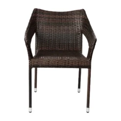 Merrick Lane Weather Resistant Indoor/Outdoor Stacking Patio Dining Chair With Steel Frame And PE Rattan 22 Merrick Lane Weather Resistant Indoor/Outdoor Stacking Patio Dining Chair With Steel Frame And PE Rattan -Outdoor Garden Store GUEST 75e82e05 54ab 4f94 b08a fa3a491e8ed3
