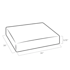 24" X 24" Outdoor Deep Seat Cushion Moss Green Leala - Arden Selections -Outdoor Garden Store GUEST 76e1b4c5 ba36 47ed a439 fdbef92be03f