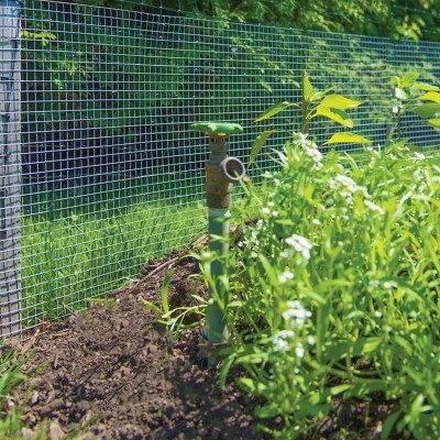 YardGard 4 X 5 Foot Heavy Duty Galvanized Steel 1/4 Inch Square Mesh Design Poultry Netting/Wire Garden Fencing Hardware Cloth, Silver 4 YardGard 4 X 5 Foot Heavy Duty Galvanized Steel 1/4 Inch Square Mesh Design Poultry Netting/Wire Garden Fencing Hardware Cloth, Silver - Image 4