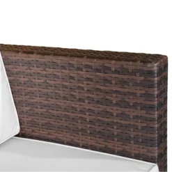 Outsunny 3-Piece Patio Wicker Bistro Set, Outdoor All-hand Weave PE Rattan Conservatory Garden Porch Furniture W/ Cushions & Coffee Table 8 Outsunny 3-Piece Patio Wicker Bistro Set, Outdoor All-hand Weave PE Rattan Conservatory Garden Porch Furniture W/ Cushions & Coffee Table -Outdoor Garden Store GUEST 78513248 2212 472d 84b3 8945b6606294