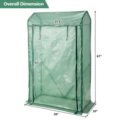 Costway 39'' X 20'' X 67'' Walk-in Garden Greenhouse Hot House Tomato Plant Warm House -Outdoor Garden Store GUEST 795390eb 359c 4c05 89e5 f0cd2d6d3402