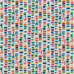 2pk Outdoor/Indoor Squared Chair Pad Set Color Tabs Primaries Blue - Pillow Perfect -Outdoor Garden Store GUEST 79d56bbc ab9a 4152 976e 06cea5c3e98f