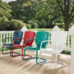 Ridgeland 2pk Outdoor Chairs - White - Crosley 18 Ridgeland 2pk Outdoor Chairs - White - Crosley -Outdoor Garden Store GUEST 7a6f7c79 e12f 43bf bb44 ac93aa5d911f