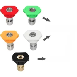 EDOU DIRECT 5,000 PSI Rotating Jet Nozzle For Pressure Washer - 1/4" Quick Connect