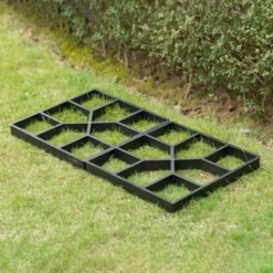 Gardenised Decorative Pavement Mold Cement Form Stamp Walkway Maker Patio Stepping Stone Pavers Reusable Pathway Mould, 2 Pack -Outdoor Garden Store GUEST 7a71c45f 0ca6 4d86 b525 d4b94b20d498