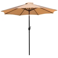 Emma And Oliver 9' Outdoor Patio Umbrella-Crank & Tilt Function - 1.5" Diameter Steel Pole -Outdoor Garden Store GUEST 7bd5006e 69c3 4b71 b2ba b992cb4544b2