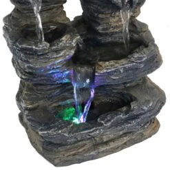 Sunnydaze Decor Sunnydaze Indoor Decorative Five Stream Rock Cavern Tabletop Water Fountain With Multi-Colored LED Lights - 13" -Outdoor Garden Store GUEST 7d07816d 86ab 4343 8a48 e8bc0bddac81