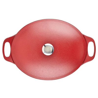 Rachael Ray Premium RUST-RESISTANT Cast Iron Dutch Oven 6.5qt Red 9 Rachael Ray Premium RUST-RESISTANT Cast Iron Dutch Oven 6.5qt Red - Image 9
