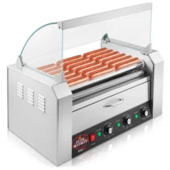 Olde Midway Electric Hot Dog Roller Grill Machine With Bun Warmer, Commercial Grade -Outdoor Garden Store GUEST 7e7c28c3 5635 47dd a1a1 28f4e9a69885