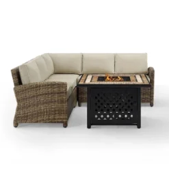 Bradenton 4pc Outdoor Wicker Sectional Set With Fire Table - Crosley 22 Bradenton 4pc Outdoor Wicker Sectional Set With Fire Table - Crosley -Outdoor Garden Store GUEST 7e84992f 2996 4904 ab2f b7f5210047e7