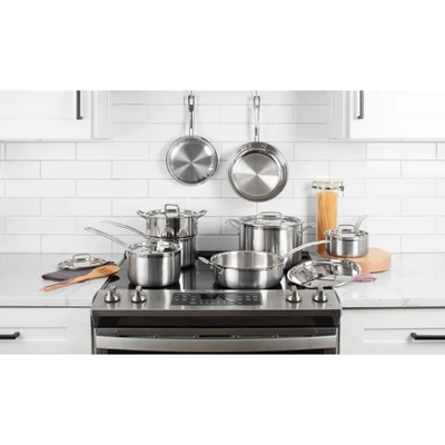 Cuisinart Classic MutliClad Pro 8qt Stainless Steel Tri-Ply Stockpot With Cover MCP66-24N - Silver 3 Cuisinart Classic MutliClad Pro 8qt Stainless Steel Tri-Ply Stockpot With Cover MCP66-24N - Silver - Image 3