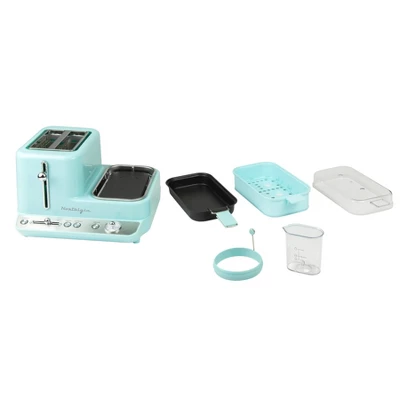 Nostalgia Electrics 3-in-1 Griddle Aqua 5 Nostalgia Electrics 3-in-1 Griddle Aqua - Image 5