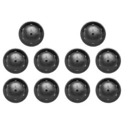 Pro Cal HGPK3PHD Round Circle BPA Free 3 Gallon Wide Rim Durable Injection Molded Plastic Garden Plant Nursery Pot For Indoor Or Outdoor, 10 Pack