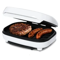 Brentwood Electric Contact Grill 2 Slice Capacity In White -Outdoor Garden Store GUEST 82079385 d831 4fef aa09 835f3df1d637