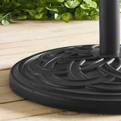 Carden Round Weave Umbrella Stand - Saracina Home -Outdoor Garden Store GUEST 844529d4 7328 4a20 a689 a312d83e3114