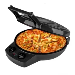 Courant 12 Inch Electric Griddle And Pizza Maker W/ Dial, Opens 180° -Outdoor Garden Store GUEST 84b3f03b 92d0 4fc4 bede 682a69b3795a