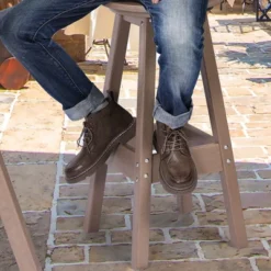 Aoodor Bar Stools Set Of 2, Backless Bar Chairs With Footrest, 29.5" Tall, For Living Room, Dining Room, Kitchen -Outdoor Garden Store GUEST 85608167 e083 453c afd4 1bd0f604c59b