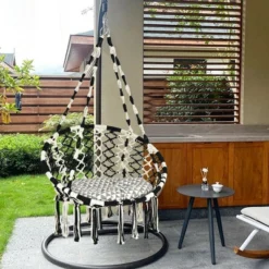 Costway Hanging Hammock Chair With Cushion Macrame Swing Cotton Rope Indoor Outdoor 16 Costway Hanging Hammock Chair With Cushion Macrame Swing Cotton Rope Indoor Outdoor -Outdoor Garden Store GUEST 8678b0ea dc9a 403d 94e1 8d18c850bbde