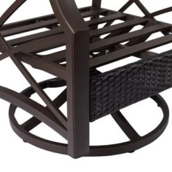 Kinger Home Novi 5-Piece Rattan Wicker Propane Fire Pit Set With An Aluminum Frame 21 Kinger Home Novi 5-Piece Rattan Wicker Propane Fire Pit Set With An Aluminum Frame -Outdoor Garden Store GUEST 878a44a7 98cd 4bd7 8be2 6ccb5c84196c