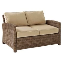Bradenton Outdoor Wicker Loveseat - Crosley 32 Bradenton Outdoor Wicker Loveseat - Crosley -Outdoor Garden Store GUEST 893be6c2 82d7 4841 9fad 0fdd4a5e3945